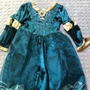 Merida princess dress